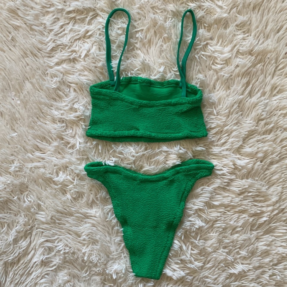 NWT Hunza G Gigi bikini in emerald green - Picture 5 of 8